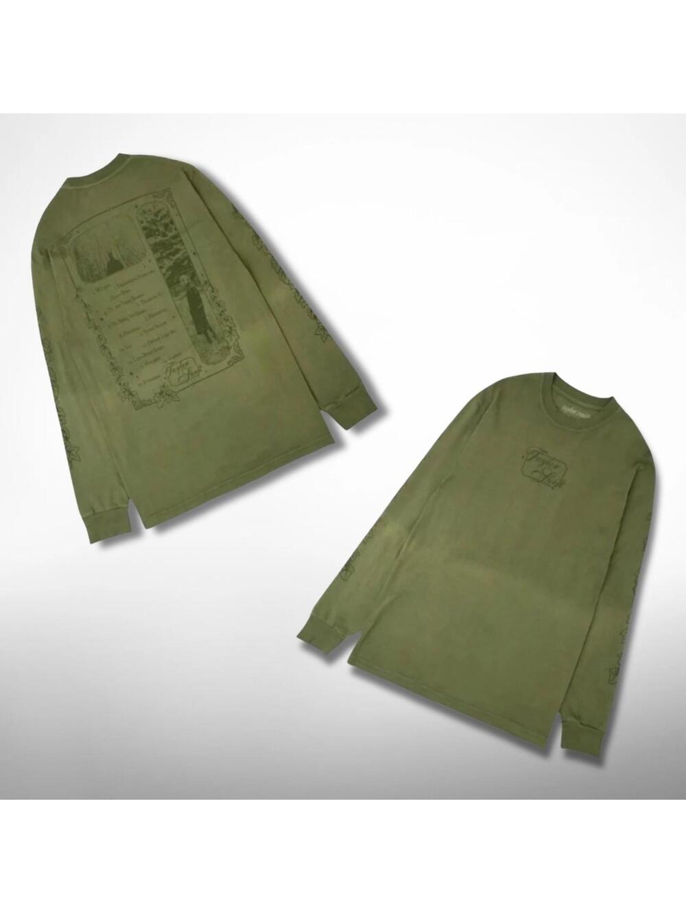 Taylor Swift Your Ivy Grows Evermore LS Shirt Small